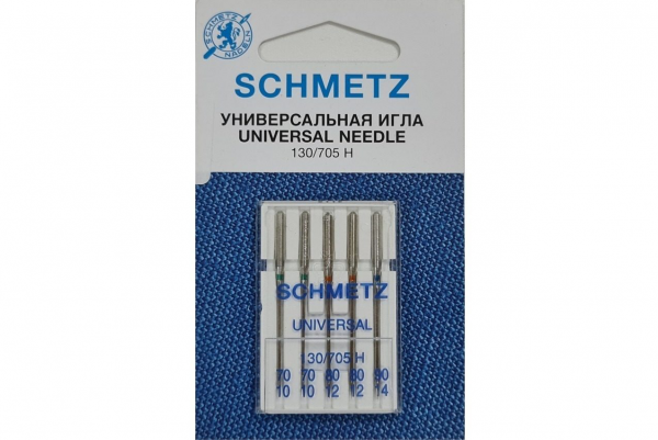 Иглы Schmetz универсальные (70x2, 80x2, 90x1), 5 шт в Ишимбае