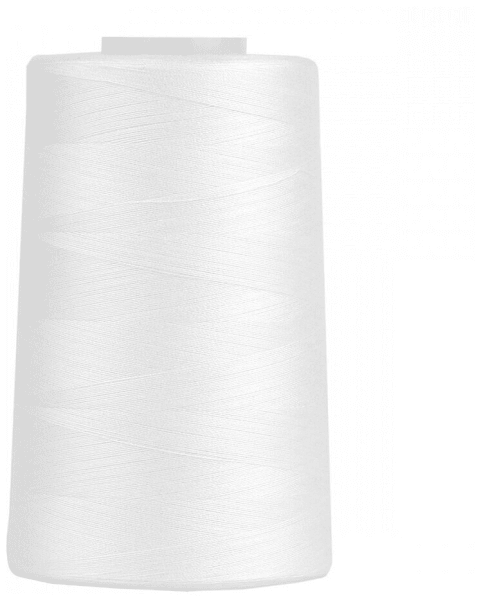 Нитки Sewing Thread 40/2 5000 ярд. цвет - белый 100% п/э в Ишимбае