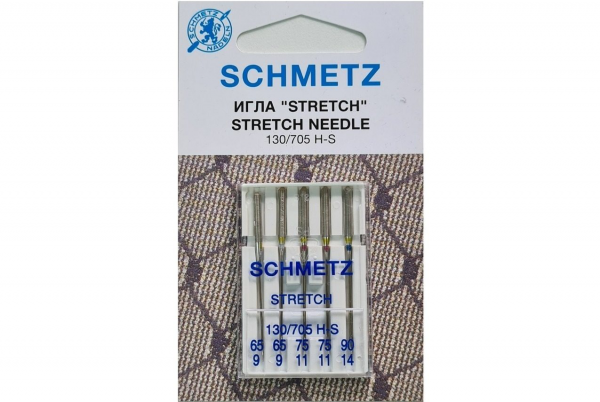 Иглы Schmetz стрейч combi (65x2, 75x2, 90x1), 5 шт в Ишимбае